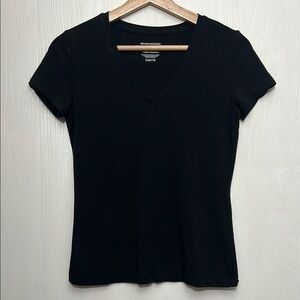 Banana Republic Black V-Neck T-Shirt